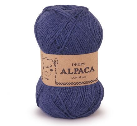 DROPS Alpaca Uni Colour - 6790 kobaltblauw - Wol & Garen