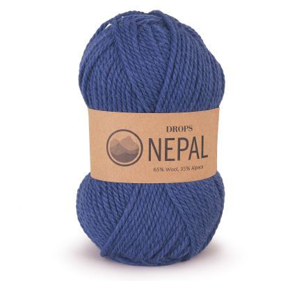 DROPS Nepal Uni Colour - 6790 koningsblauw - Wol & Garen