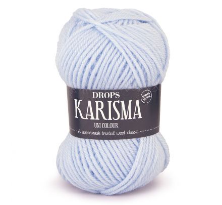 DROPS Karisma Uni Colour - 68 licht hemelblauw - Wol & Garen