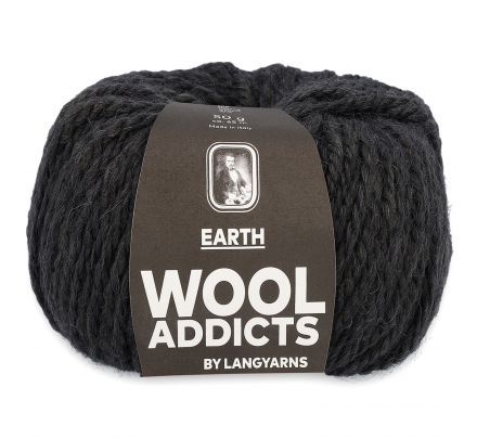 Wooladdicts Earth 70 antraciet / donkergrijs - Alpacawol Garen