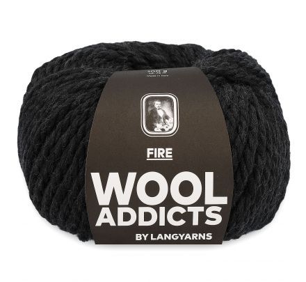 WoolAddicts Fire 70 antracietgrijs - Merinowol Garen