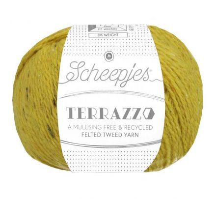 Scheepjes Terrazzo - 702 limone - Gerecyclede Tweedwol