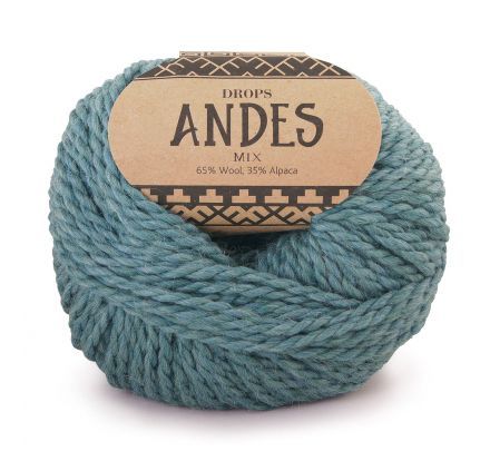 DROPS Andes Mix - 7130 zeegroen - Wol & Garen