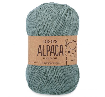DROPS Alpaca 7139 mineraalblauw (Uni Colour) - Wol Garen