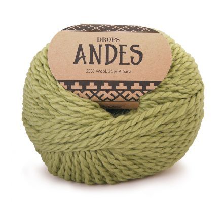 DROPS Andes Uni Colour - 7320 pistache - Wol & Garen