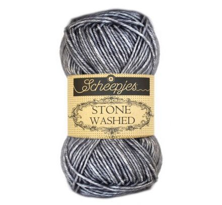 Scheepjeswol Stone Washed - 802 Smokey Quartz / grijs - Katoen Garen