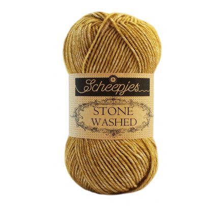Scheepjes Stone Washed - 832 enstatite / goud - Katoen Garen