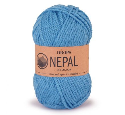 DROPS Nepal Uni Colour 8783 vergeet-me-niet - Wol Garen