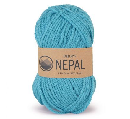 DROPS Nepal Uni Colour - 8911 zeeblauw - Wol & Garen