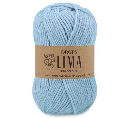 DROPS Lima 9027 lichtblauw (Uni Colour) - Wol Garen