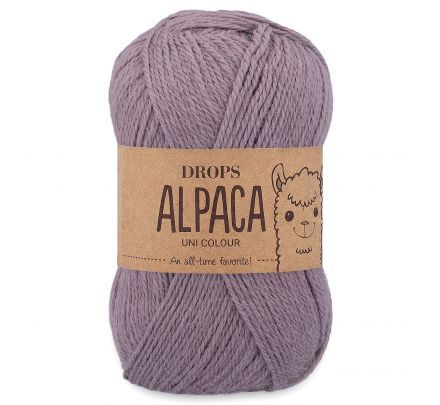 DROPS Alpaca 9035 bevroren lavendel (Uni Colour) - Wol Garen