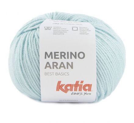 Katia Merino Aran 97 licht hemelsblauw - Merinogaren