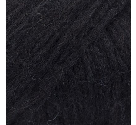 DROPS Air Uni Colour 31 zwart - Alpacawol Garen