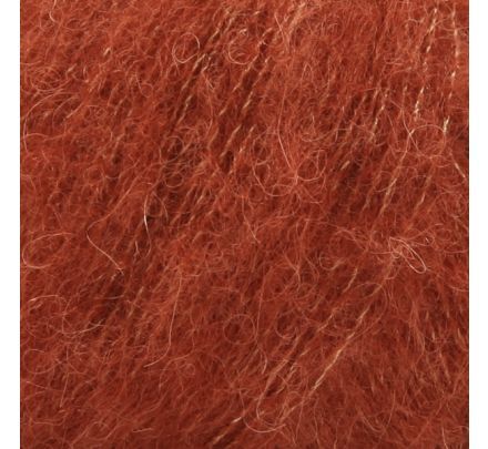 DROPS Brushed Alpaca Silk 24 roest donkeroranje uni colour - Wol Garen