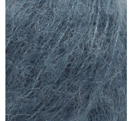 DROPS Brushed Alpaca Silk 25 staalblauw uni colour - Wol Garen