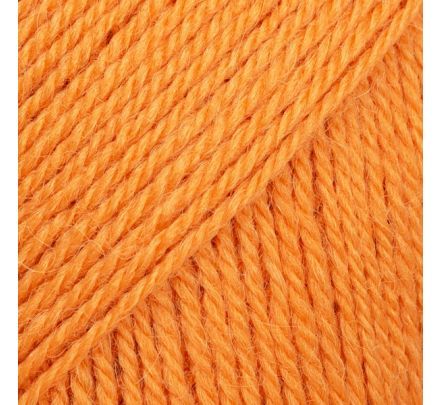DROPS Flora 29 mandarijn / oranje (Uni Colour) - Combinatiegaren