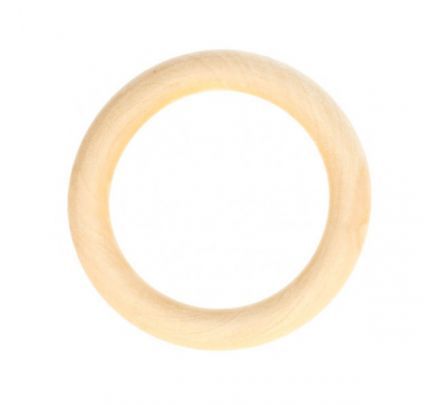 Houten Ring 7 cm - Bijring van beukenhout