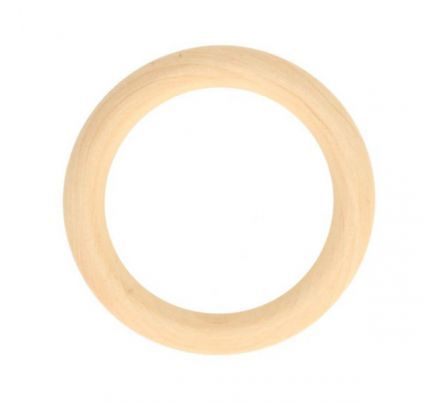 Houten Ringen 8,5 cm - Onbehandeld beukenhout