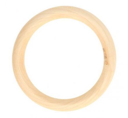 Houten Ring 10 cm - Baby rammelaars houten ringen
