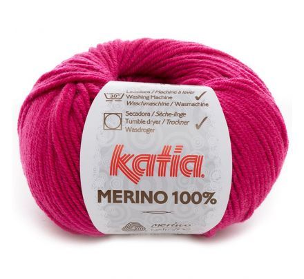 Katia Merino 100% - 16 fuchsia - Wol Garen