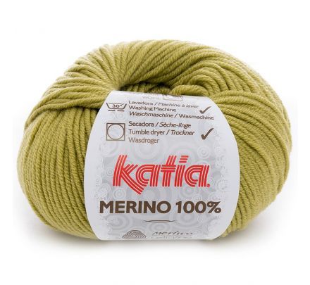Katia Merino 100% - 29 pistachegroen / lichtgroen - Wol Garen
