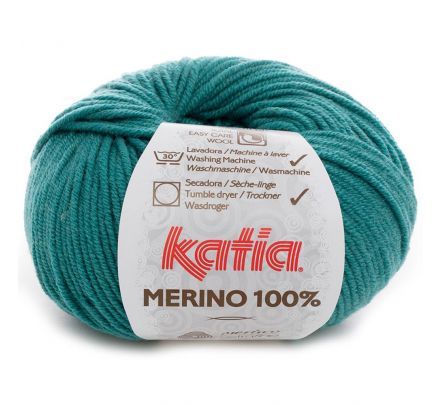 Katia Merino 100% - 54 zeegroen - Merinowol Garen
