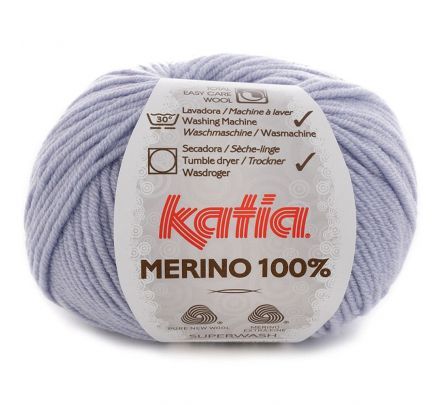 Katia Merino 100% - 81 lichtlila - Merinowol Garen