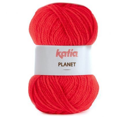 Katia Planet 3970 rood - Acryl Garen