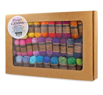 Scheepjes Catona Colour Pack 109 kleuren x 10 gram - garen pakket