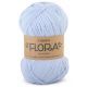 DROPS Flora Uni Colour - 14 ijsblauw - Wol Garen