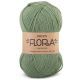 DROPS Flora Uni Colour - 15 groen - Wol Garen