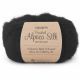 DROPS Brushed Alpaca Silk Uni Colour - 16 zwart - Wol Garen