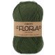 DROPS Flora Uni Colour - 32 donkergroen - Wol Garen