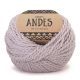 DROPS Andes Uni Colour - 4010 grijslila - Wol Garen