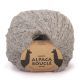 DROPS Alpaca Bouclé Mix - 5110 lichtgrijs - Wol Garen