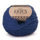 DROPS Andes Uni Colour - 6928 koningblauw - Wol Garen