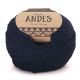 DROPS Andes Uni Colour - 6990 marineblauw - Wol Garen