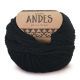 DROPS Andes Uni Colour - 8903 zwart - Wol Garen