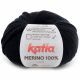 Katia Merino 100% - 02 zwart - Wol Garen
