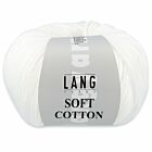 Lang Yarns Soft Cotton - 01 wit - Katoen Garen