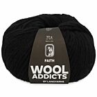 WoolAddicts Faith - 04 zwart - Wol Garen