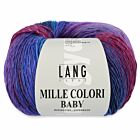 Lang Yarns Mille Colori Baby - 06 blauw/paars - Merinogaren