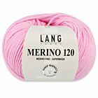 Lang Yarns Merino 120 - 09 lichtroze - Merinowol Garen