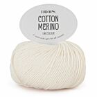 DROPS Cotton Merino Uni Colour - 01 naturel - Wol/Katoen Garen