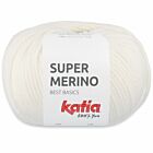 Katia Super Merino - 01 wit - Wol/Acryl Garen