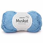 DROPS Muskat Uni Colour - 02 babyblauw - Katoen Garen