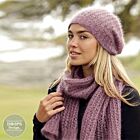 Patroon Gebreide Sjaal/Muts "Jacinta" met Drops Kid-Silk mohairwol