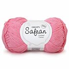 DROPS Safran Uni Colour - 02 roze - Katoen Garen