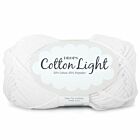 DROPS Cotton Light Uni Colour - 02 wit - Katoen/Polyester Garen