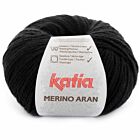 Katia Merino Aran - 02 zwart - Merinogaren